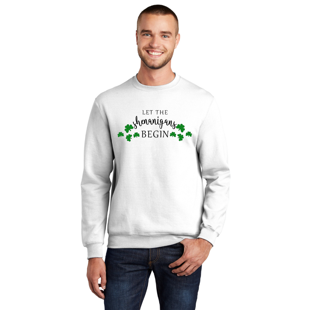 Sweat-shirt "Que les bêtises commencent"
