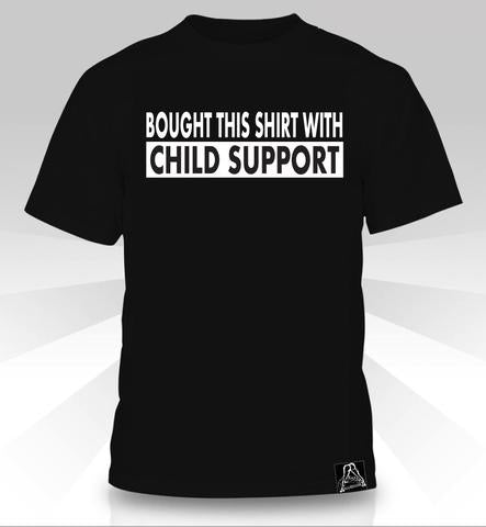 J'ai acheté cette chemise avec un T-shirt de pension alimentaire pour enfants