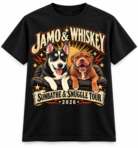 Custom Pet Tour T-Shirt | Personalized Front & Back