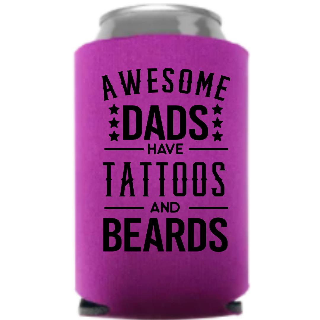 Los papás impresionantes tienen tatuajes y barbas - Koozie