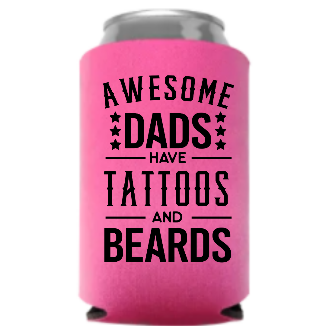 Los papás impresionantes tienen tatuajes y barbas - Koozie