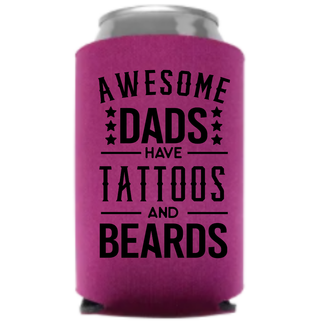 Los papás impresionantes tienen tatuajes y barbas - Koozie