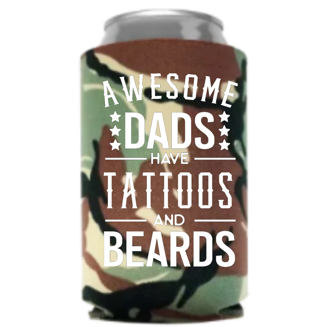 Los papás impresionantes tienen tatuajes y barbas - Koozie
