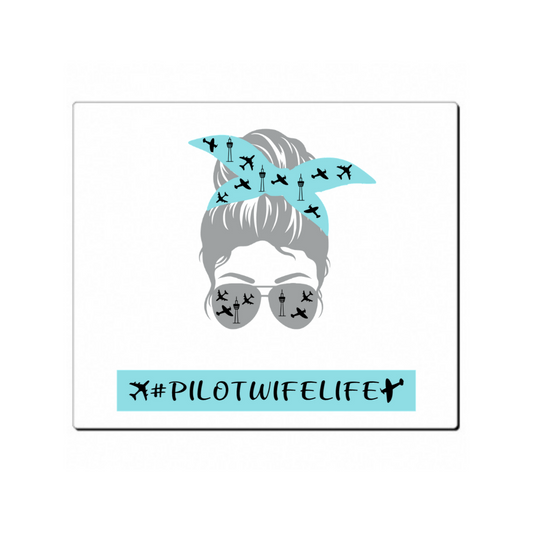 Pilot Wife Life - Mouse Pad