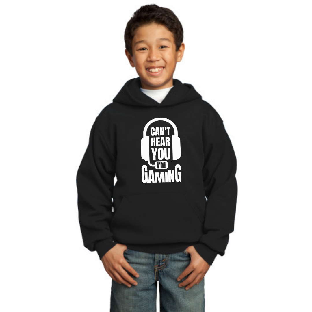Can't Hear You I'm Gaming - Youth Hoodie