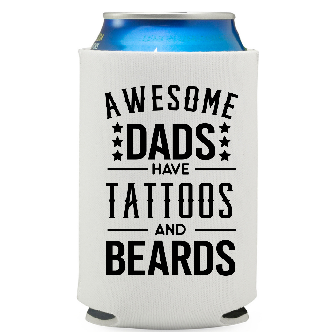 Los papás impresionantes tienen tatuajes y barbas - Koozie