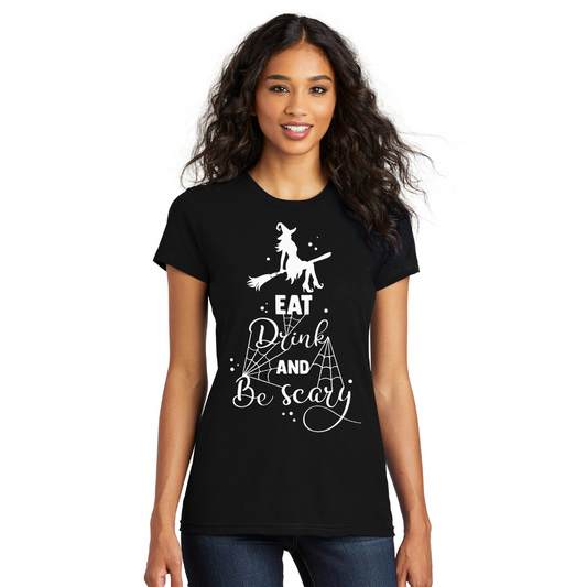 Eat Drink And Be Scary - Women's T-Shirt