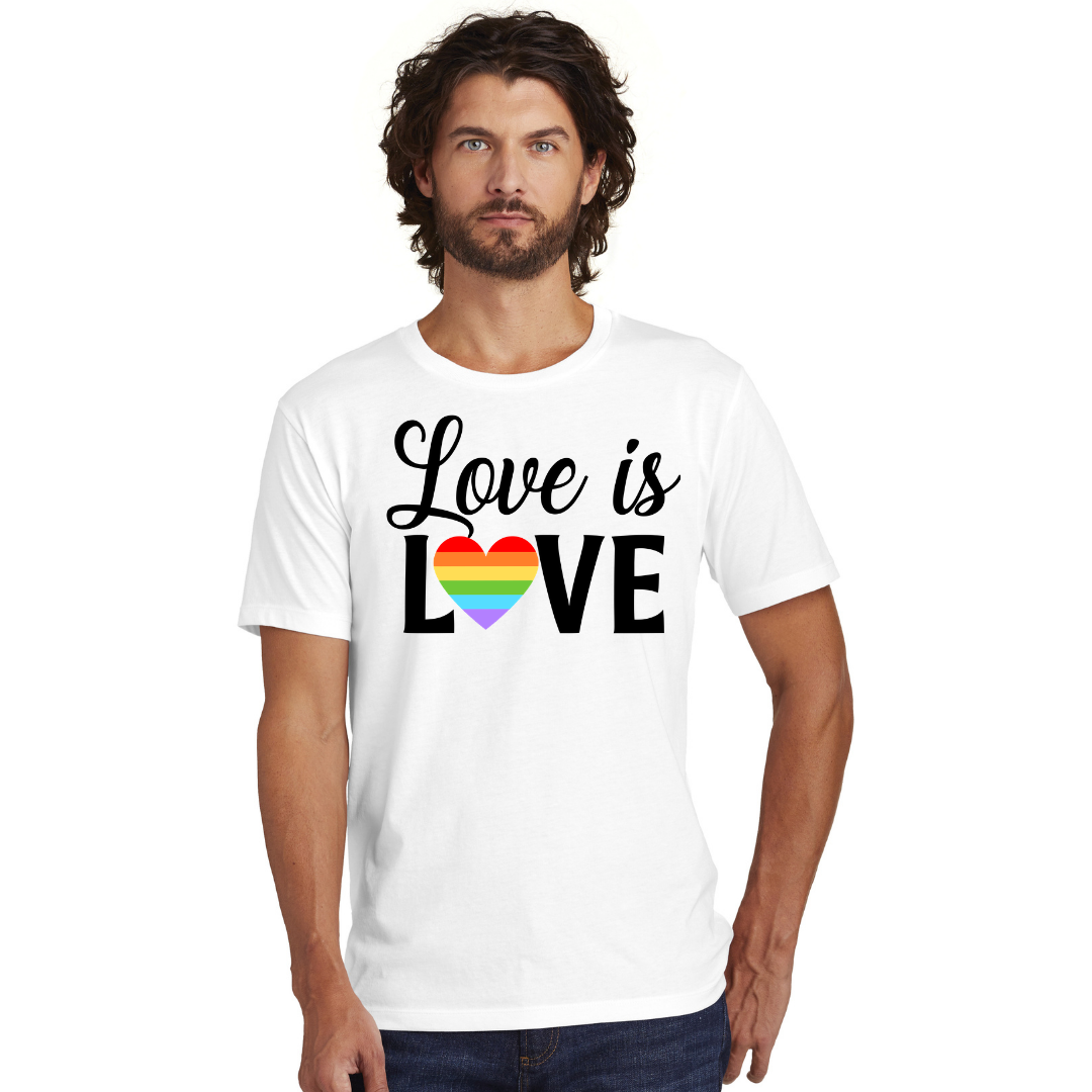 L'amour c'est l'amour - T-shirts pour hommes et femmes
