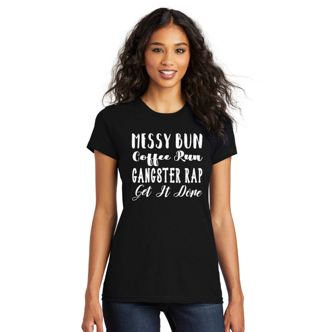 Moño desordenado - Camiseta mujer