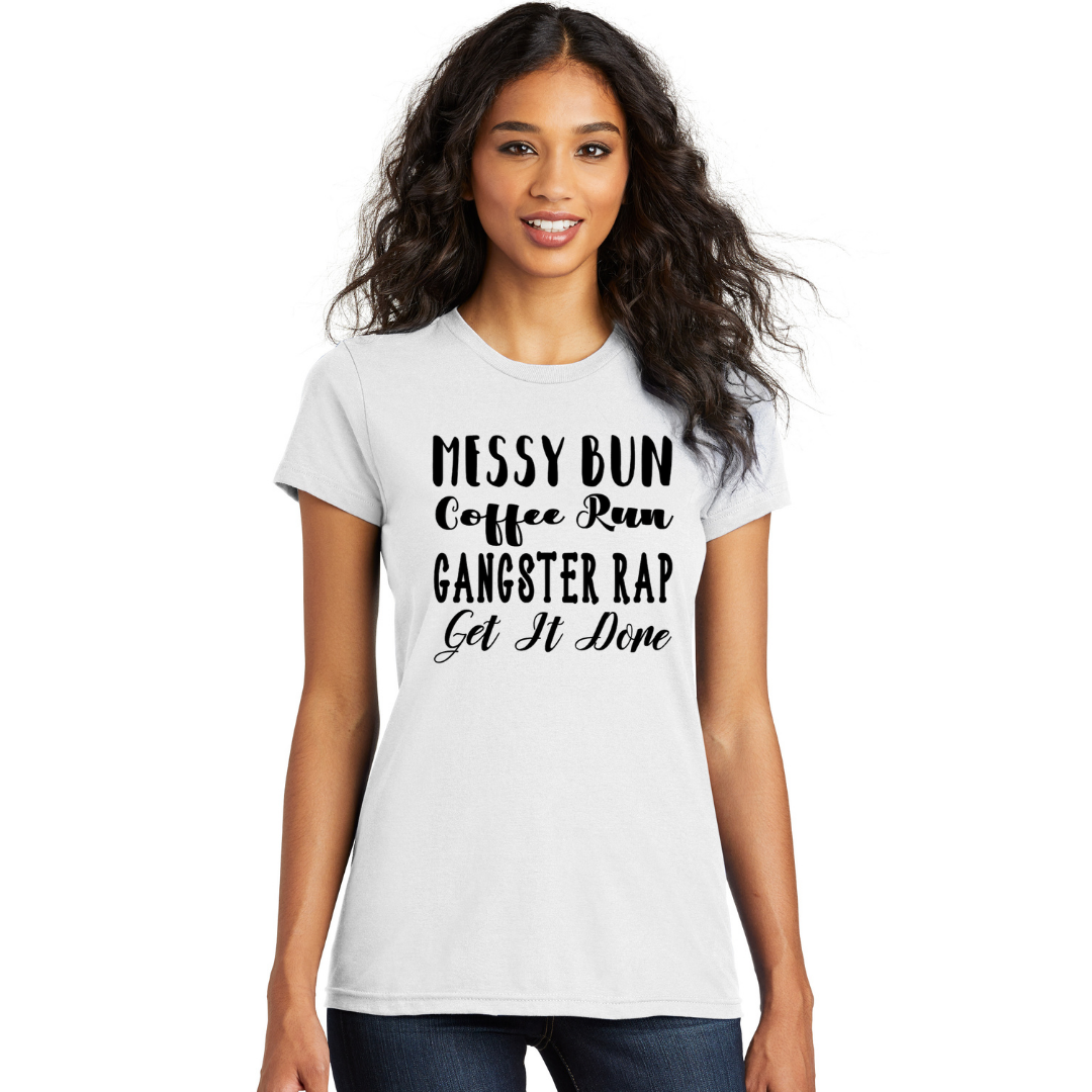Moño desordenado - Camiseta mujer
