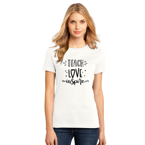 Enseñar, amar, inspirar - Camiseta mujer