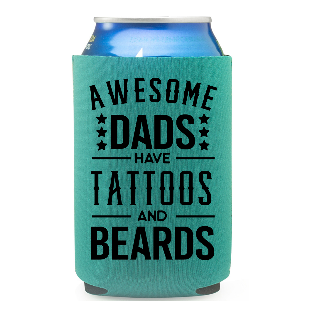 Los papás impresionantes tienen tatuajes y barbas - Koozie