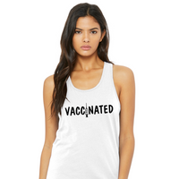 Vacunada - Camiseta sin mangas para mujer