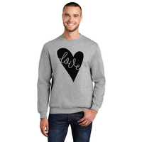 Coeur Amour - Sweat-shirt unisexe