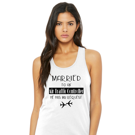 Married to an ATC - Women's Tank