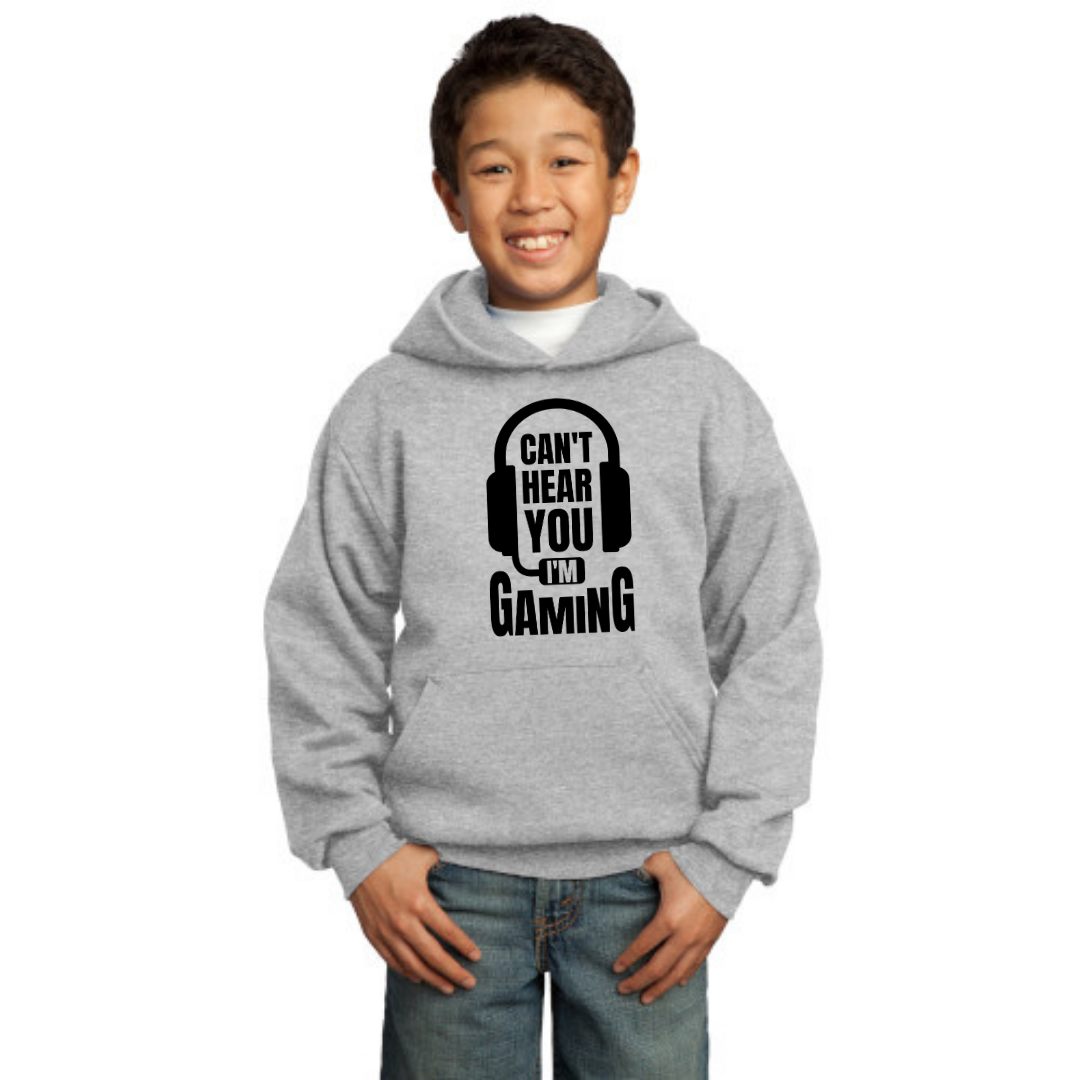 Can't Hear You I'm Gaming - Youth Hoodie