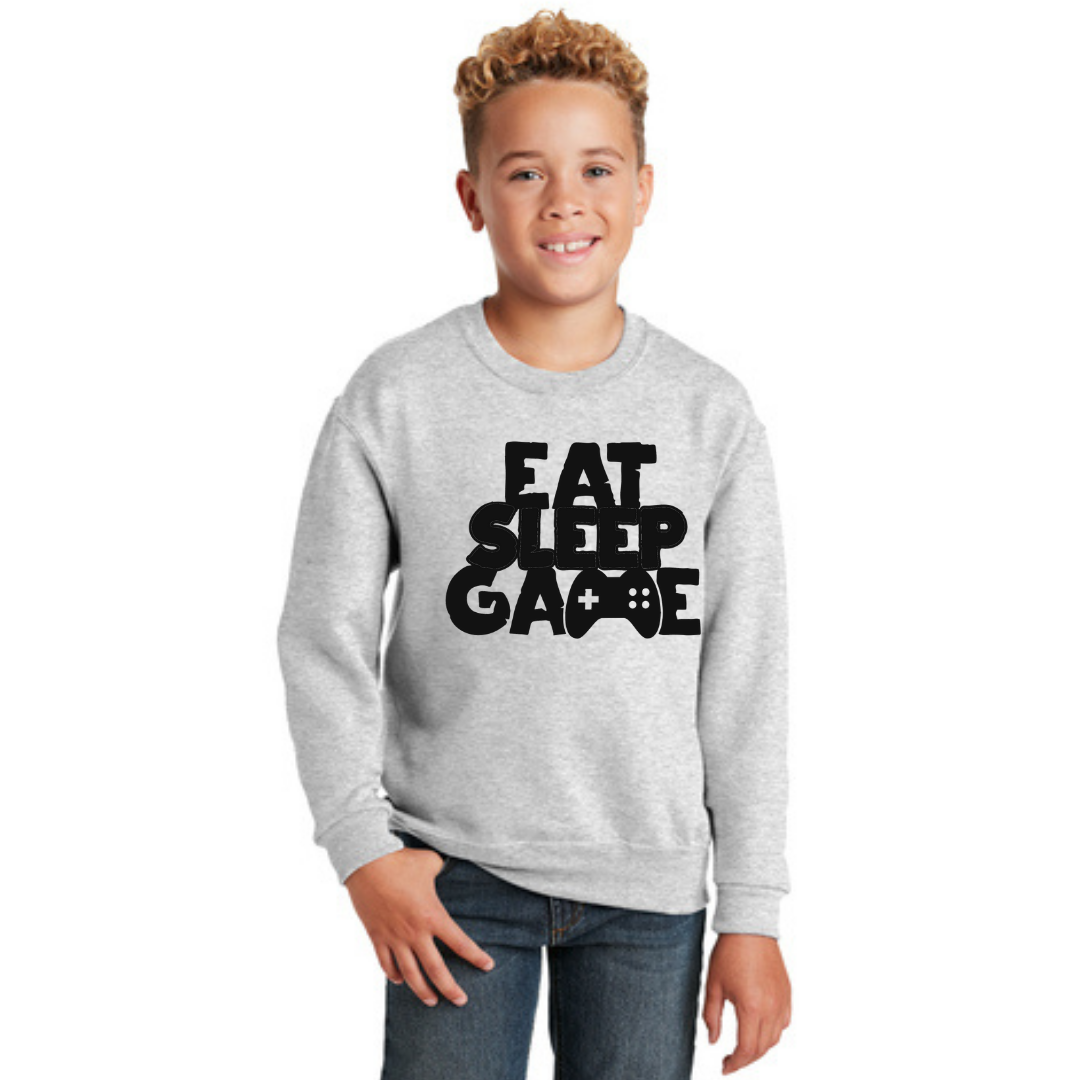 Eat, Sleep, Game - Youth Sweatshirt
