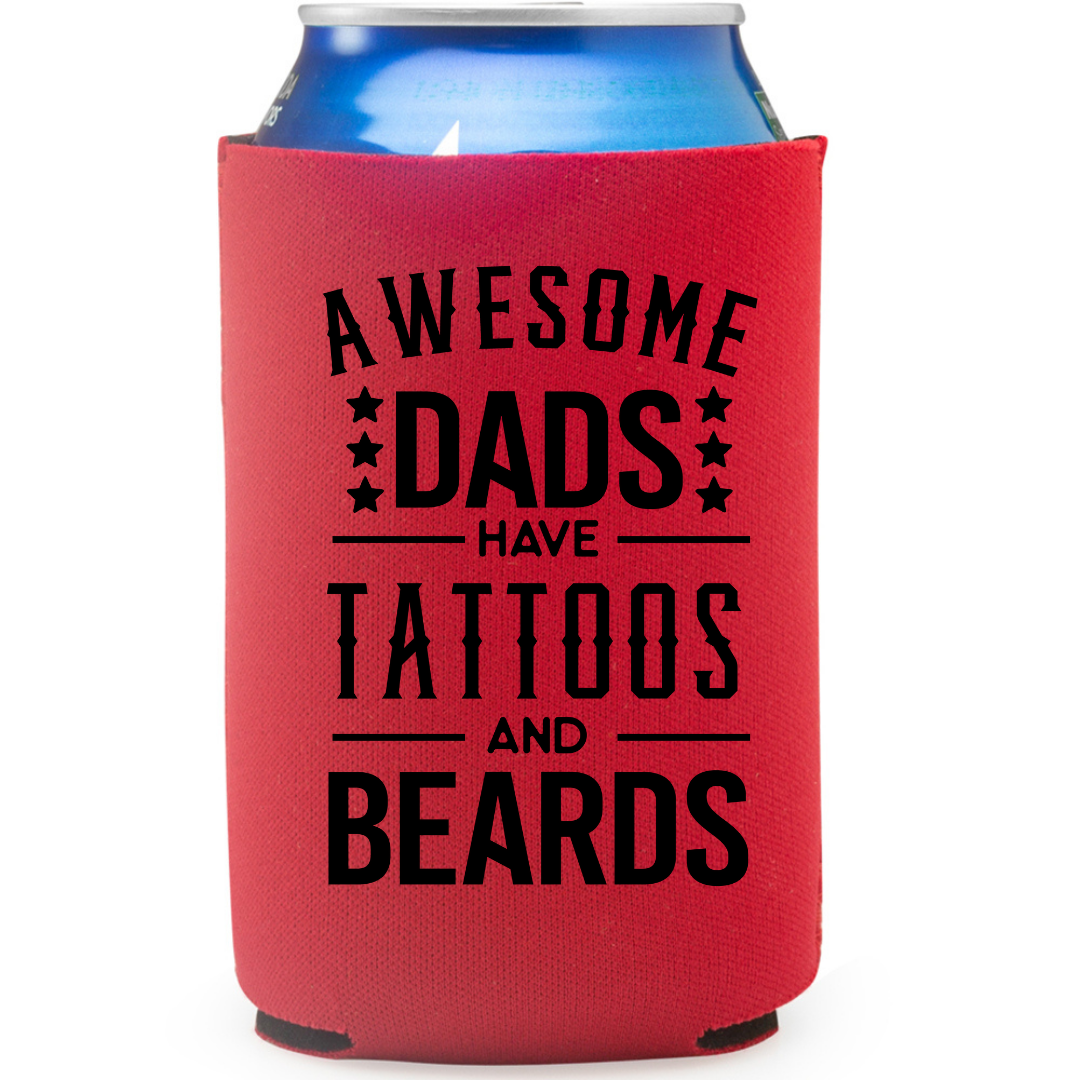 Los papás impresionantes tienen tatuajes y barbas - Koozie