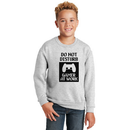 Ne pas déranger les joueurs au travail - Sweat-shirt pour jeunes