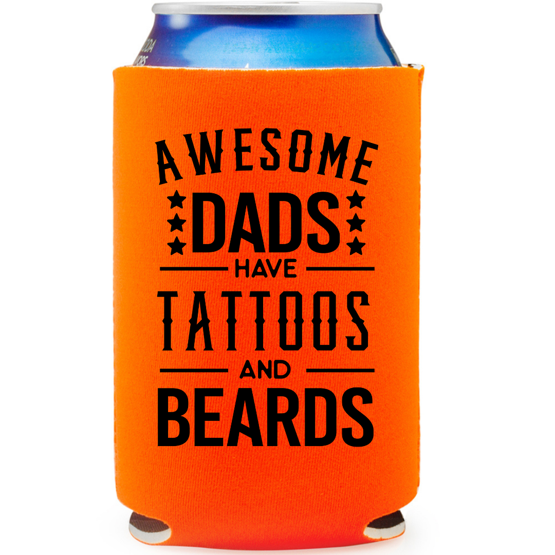 Los papás impresionantes tienen tatuajes y barbas - Koozie
