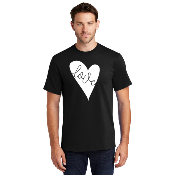 Coeur Amour - T-shirts pour hommes et femmes