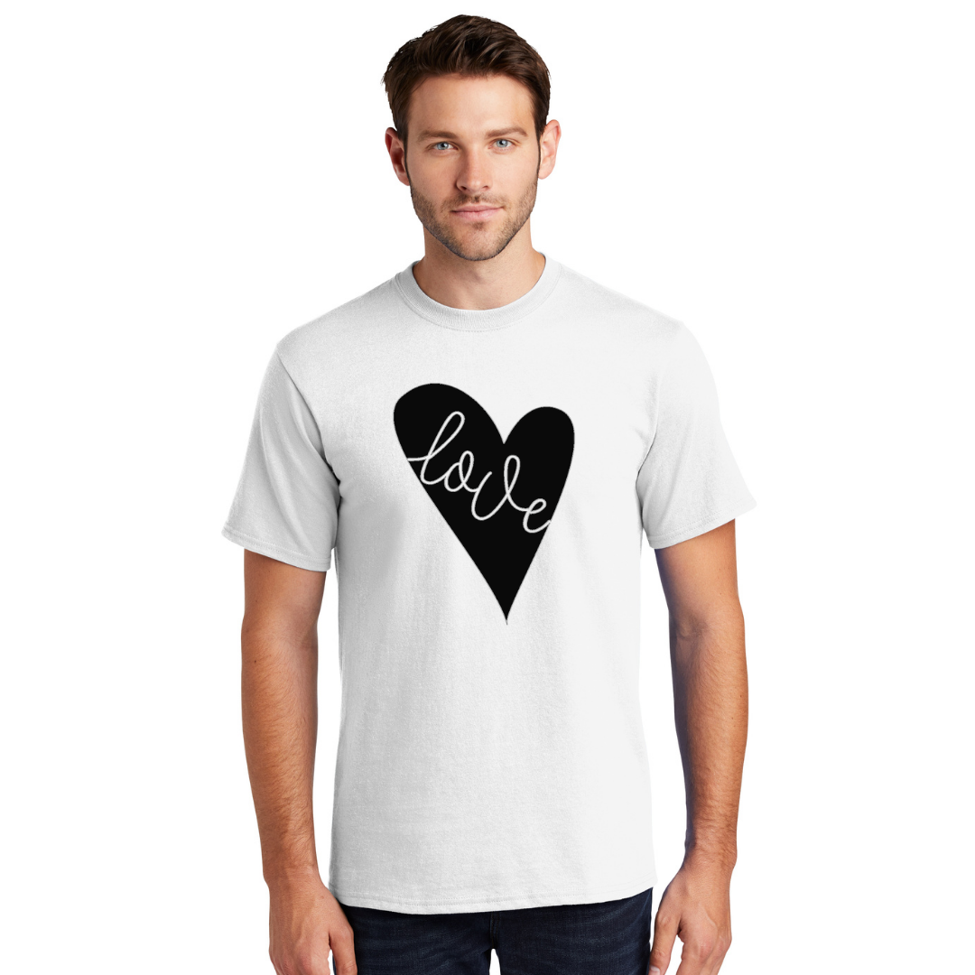 Heart Love - Men's and Women's T-Shirts