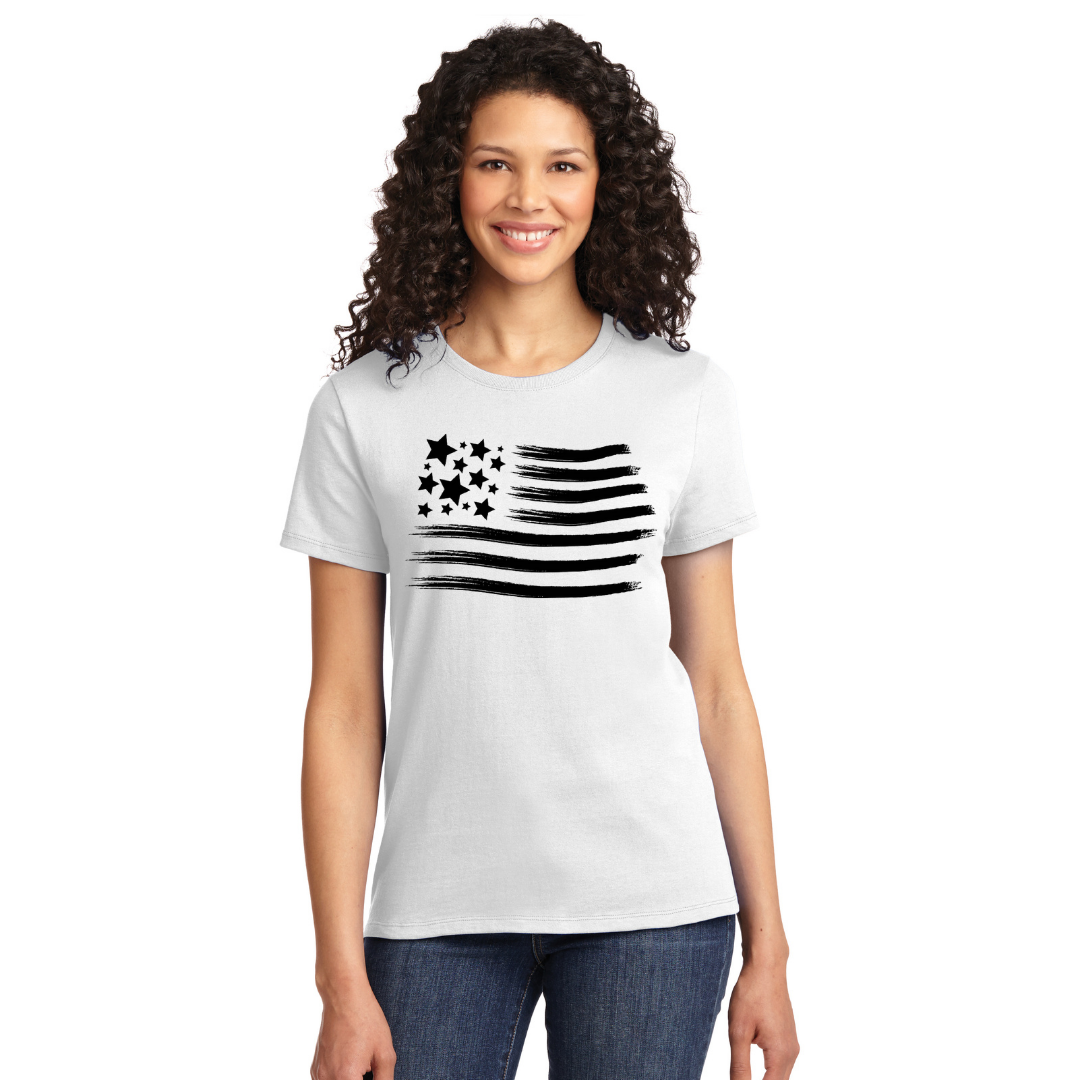 Distressed American Flag T-Shirt