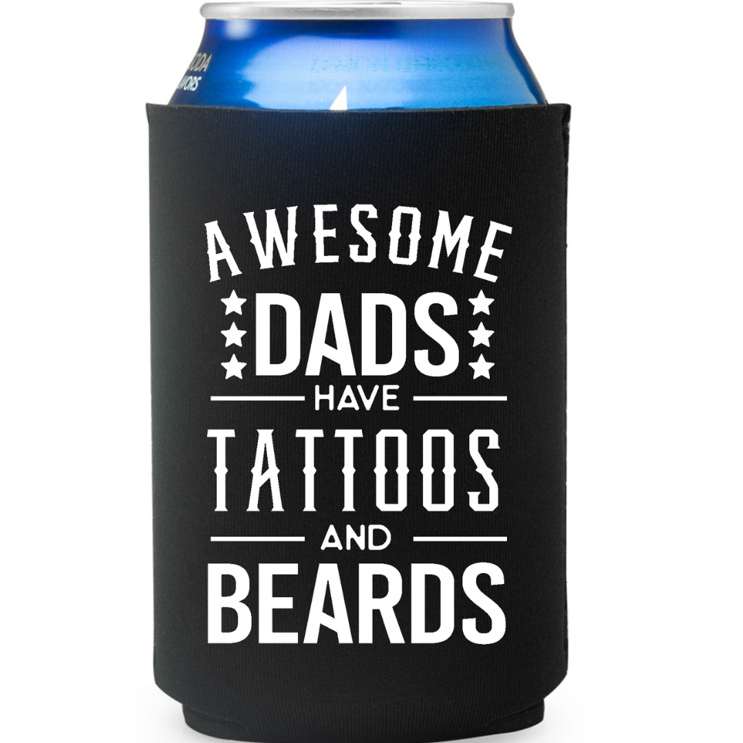 Los papás impresionantes tienen tatuajes y barbas - Koozie