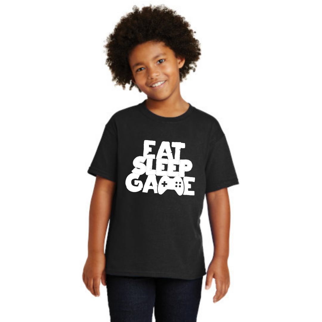 Manger, dormir, jouer, répéter - T-shirt pour jeunes