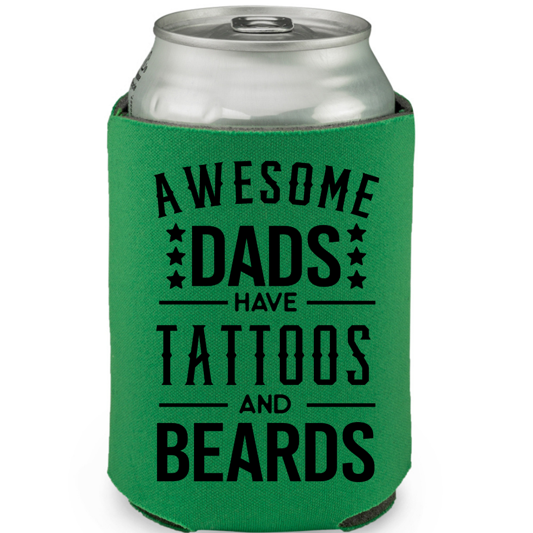 Los papás impresionantes tienen tatuajes y barbas - Koozie