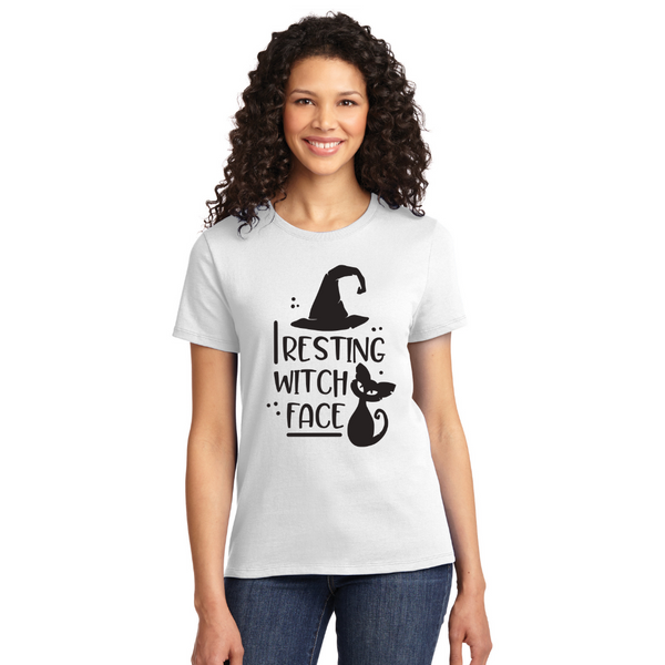 Visage de sorcière au repos - T-shirt pour femmes