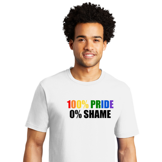 100% Fierté 0% Honte - T-shirts pour hommes et femmes