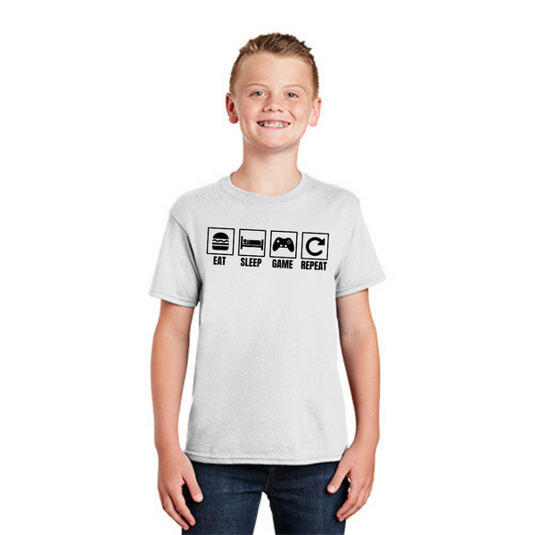 Eat, Sleep, Game, Repeat - Youth T-Shirt